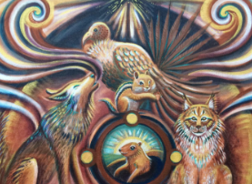 Spiritual connection of the totem animal